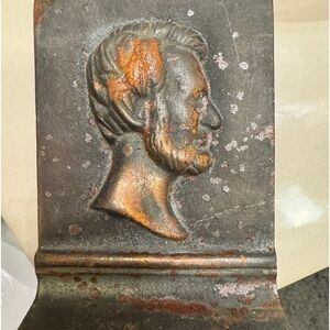 Vintage Abe Lincoln bookend